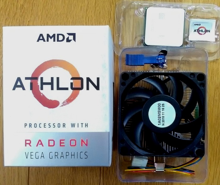 AMDの格安CPU、Athlon 200GEなどの低価格パーツでパソコンを自作 